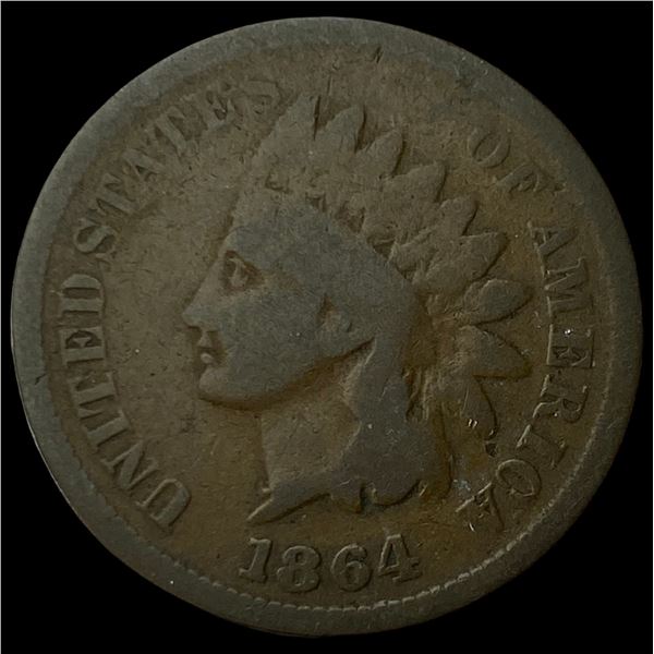 1864 Indian Head Cent NICELY CIRCULATED