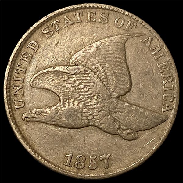 1857 Flying Eagle Cent CHOICE AU