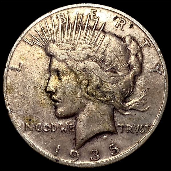 1935-S Silver Peace Dollar LIGHTLY CIRCULATED
