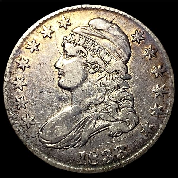 1833 Capped Bust Half Dollar HIGH GRADE