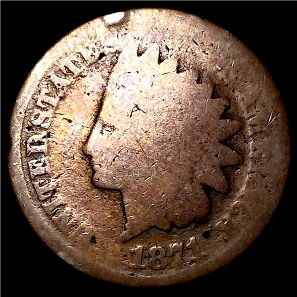 1874 Indian Head Cent NICELY CIRCULATED