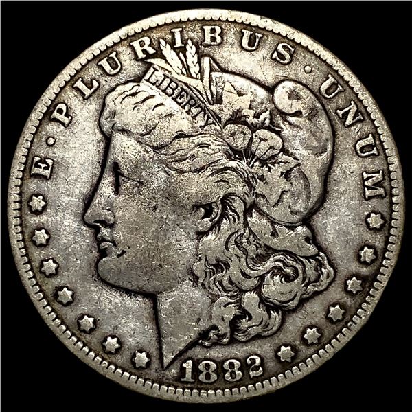 1882-CC Silver Morgan Dollar ABOUT UNCIRCULATED