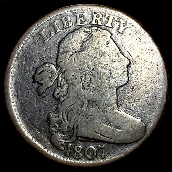 1807 Draped Bust Large Cent NICELY CIRCULATED