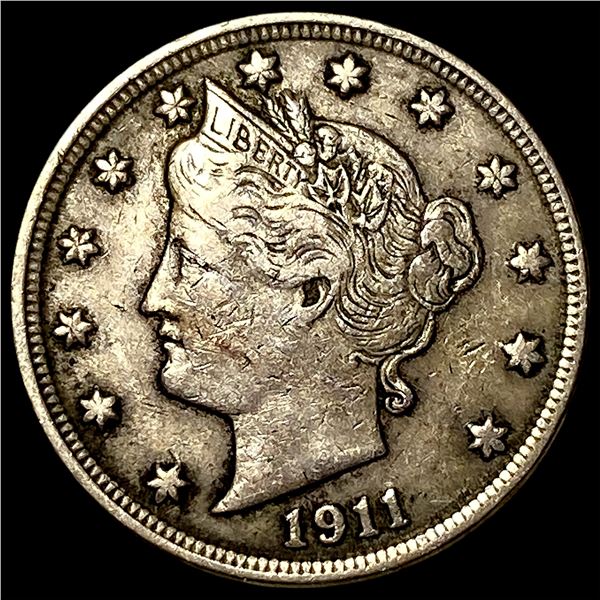 1911 Liberty Head Nickel NEARLY UNCIRCULATED