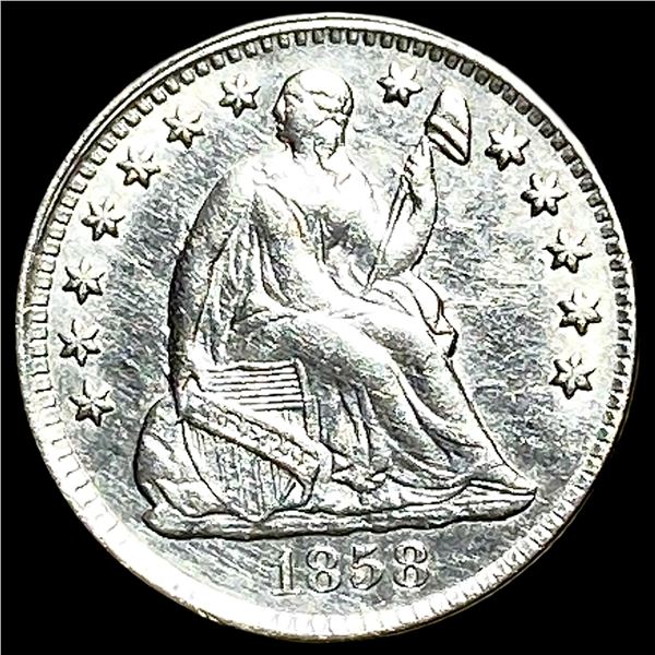 1858 Silver Half Dime CLOSELY UNCIRCULATED