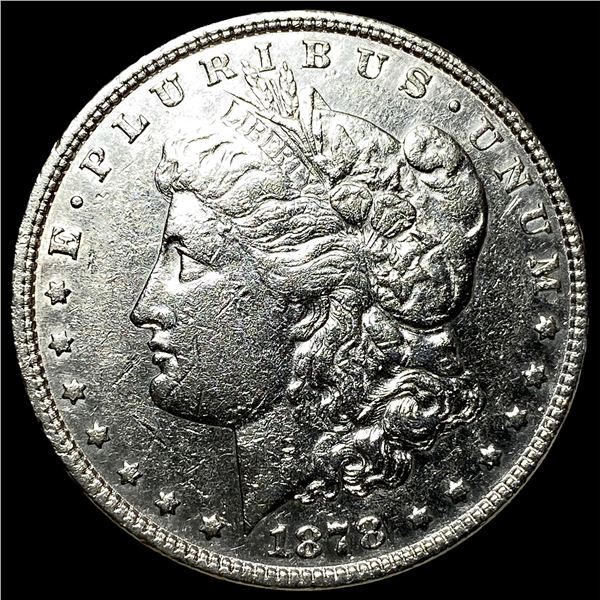 1878 Silver Morgan Dollar NEARLY UNCIRCULATED