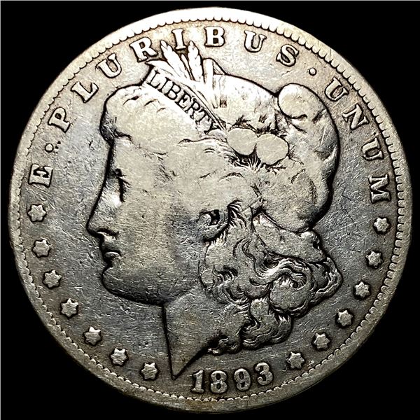 1893-CC Silver Morgan Dollar NICELY CIRCULATED