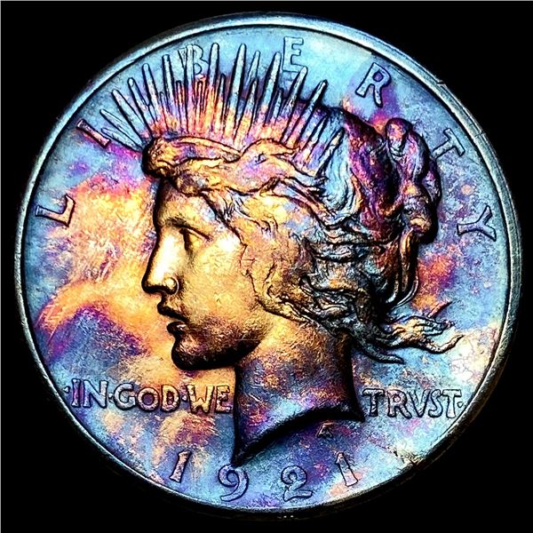 1921 Silver Peace Dollar CLOSELY UNCIRCULATED