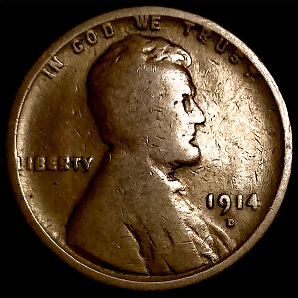 1914-D Lincoln Wheat Cent NICELY CIRCULATED