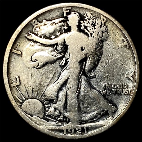1921 Walking Liberty Half Dollar LIGHTLY CIRCULATED