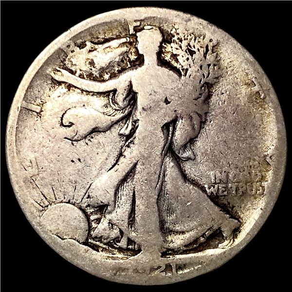 1921-S Walking Liberty Half Dollar NICELY CIRCULATED
