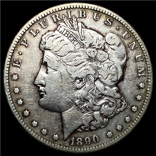 1890-CC Silver Morgan Dollar NEARLY UNCIRCULATED