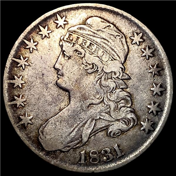 1831 Capped Bust Half Dollar NEARLY UNCIRCULATED
