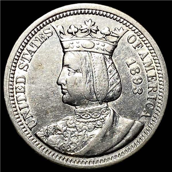 1893 Columbian Exposition Quarter Dollar NEARLY UNCIRCULATED