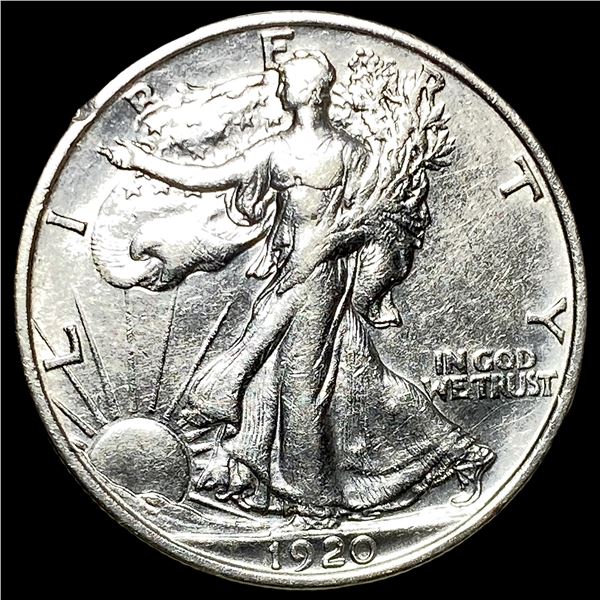 1920 Silver Walking Liberty Half Dollar CLOSELY UNCIRCULATED