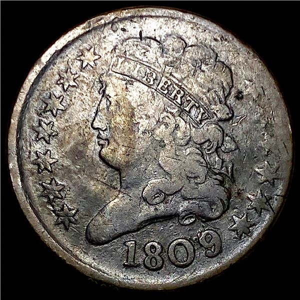 1809 Classic Head Half Cent LIGHTLY CIRCULATED