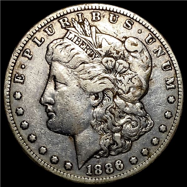 1886-S Morgan Silver Dollar NEARLY UNCIRCULATED