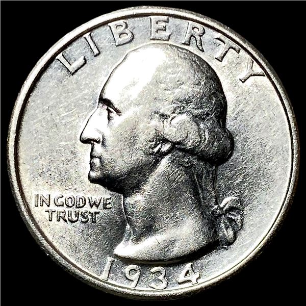 1934-D Silver Washington Quarter CLOSELY UNCIRCULATED