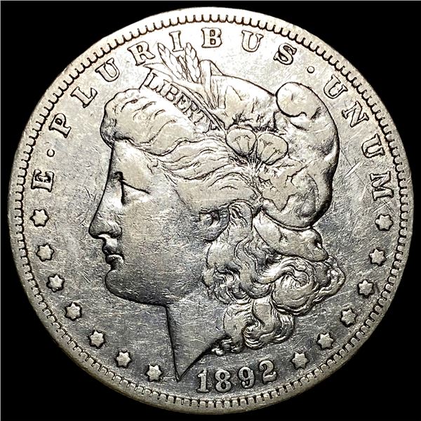 1892-S Silver Morgan Dollar NEARLY UNCIRCULATED