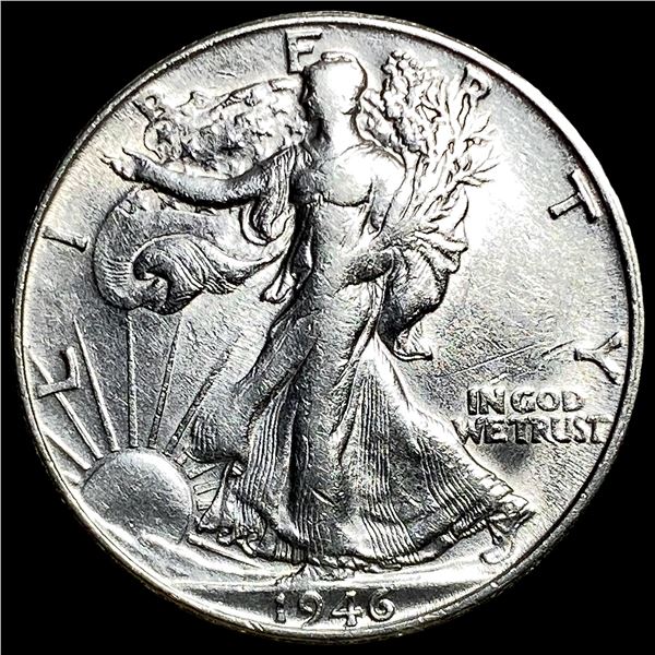 1946-S Silver Half Dollar CLOSELY UNCIRCULATED