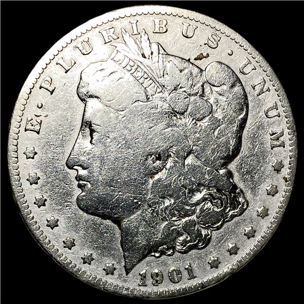 1901-S Silver Morgan Dollar LIGHTLY CIRCULATED
