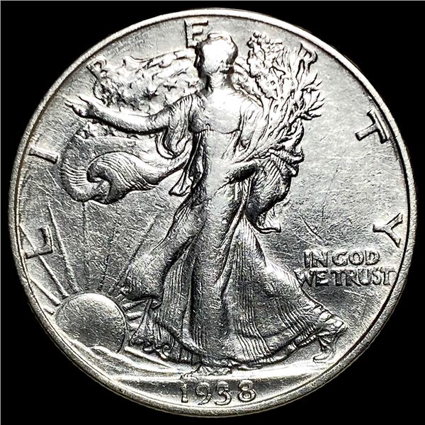 1938 Walking Liberty Half Dollar NEARLY UNCIRCULATED