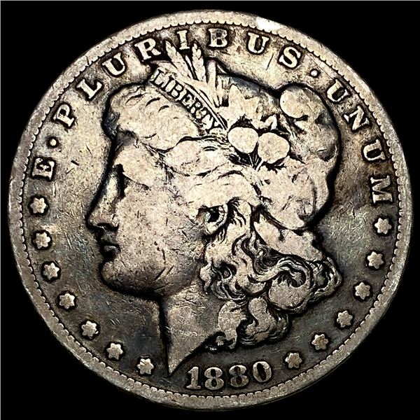 1880-CC Silver Morgan Dollar LIGHTLY CIRCULATED