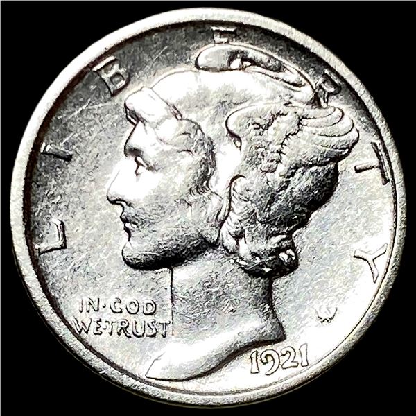 1921 Mercury Dime CLOSELY UNCIRCULATED