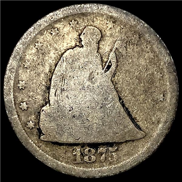1875-S Silver Twenty Cent Piece NICELY CIRCULATED