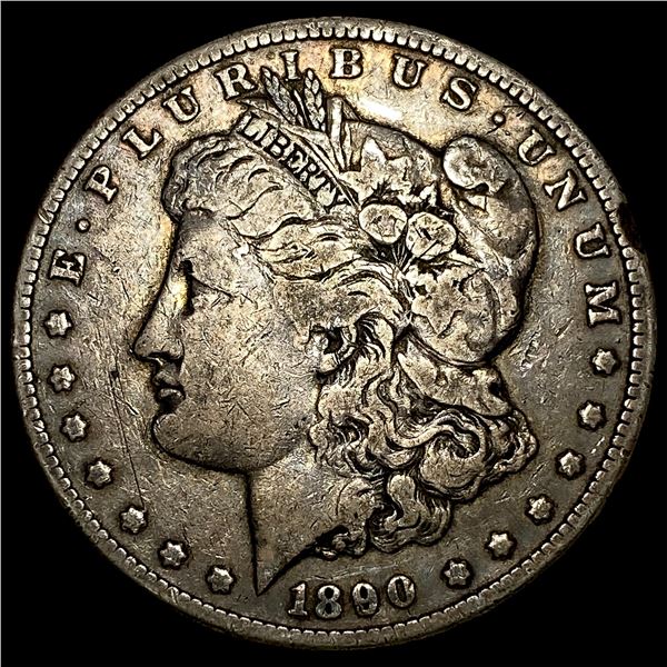 1890-CC Silver Morgan Dollar LIGHTLY CIRCULATED