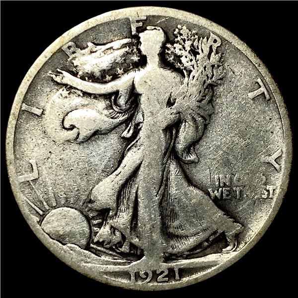 1921-S Silver Walking Liberty Half Dollar NICELY CIRCULATED