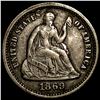 Image 1 : 1869-S Silver Half Dime CLOSELY UNCIRCULATED