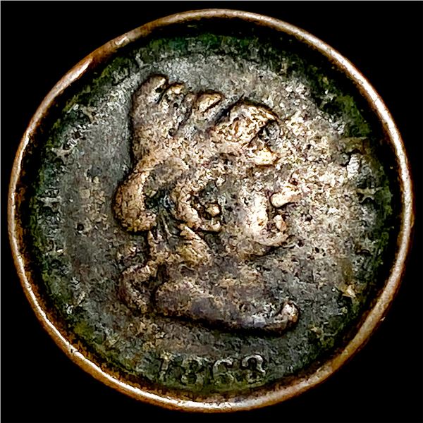 1863 Civil War Token "Our Army" Patriotic Token HIGH GRADE