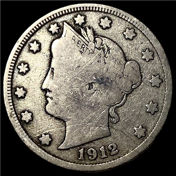 1912-S Liberty Head Nickel NICELY CIRCULATED