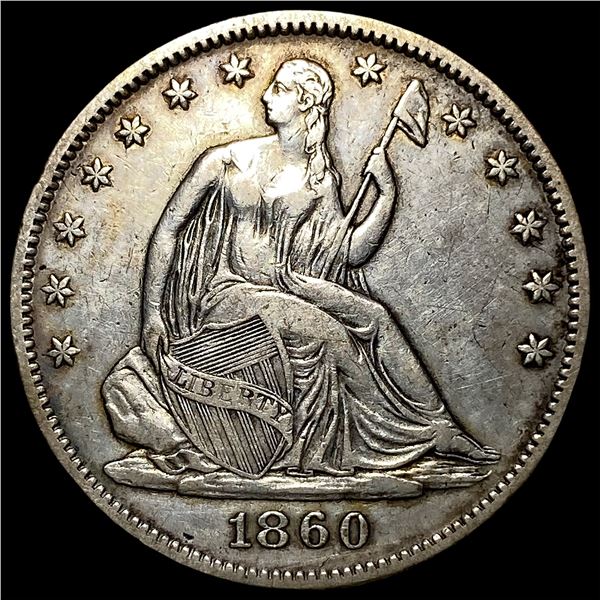 1860-O Silver Half Dollar HIGH GRADE