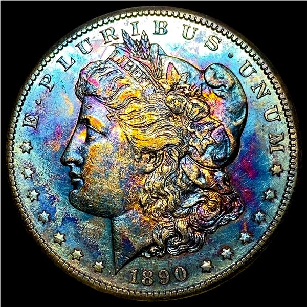 1890-CC Silver Morgan Dollar CLOSELY UNCIRCULATED