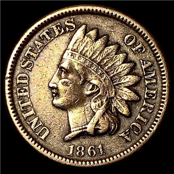 1861 Indian Head Cent LIGHTLY CIRCULATED