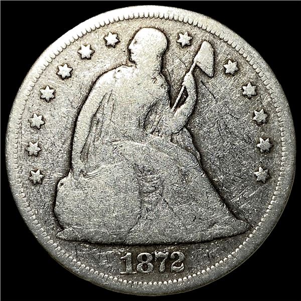 1872 Silver Dollar NICELY CIRCULATED