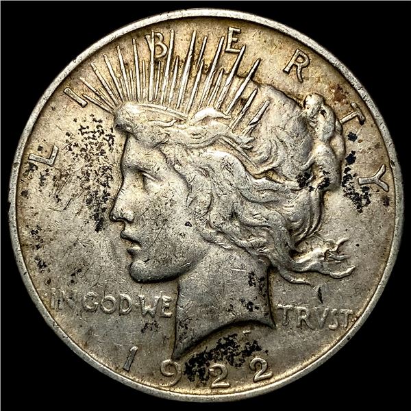 1922-D Silver Peace Dollar CLOSELY UNCIRCULATED