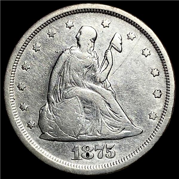 1875-S Silver Twenty Cents CLOSELY UNCIRCULATED