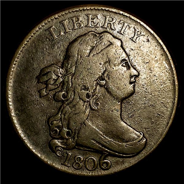 1806 Copper Half Cent LIGHTLY CIRCULATED