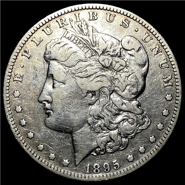 1895-O Silver Morgan Dollar ABOUT UNCIRCULATED