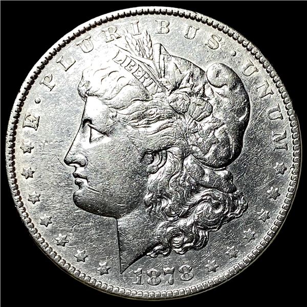 1878 Silver Morgan Dollar NEARLY UNCIRCULATED