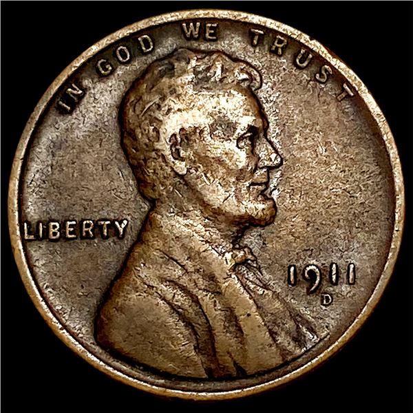 1911-D Lincoln Wheat Cent NEARLY UNCIRCULATED