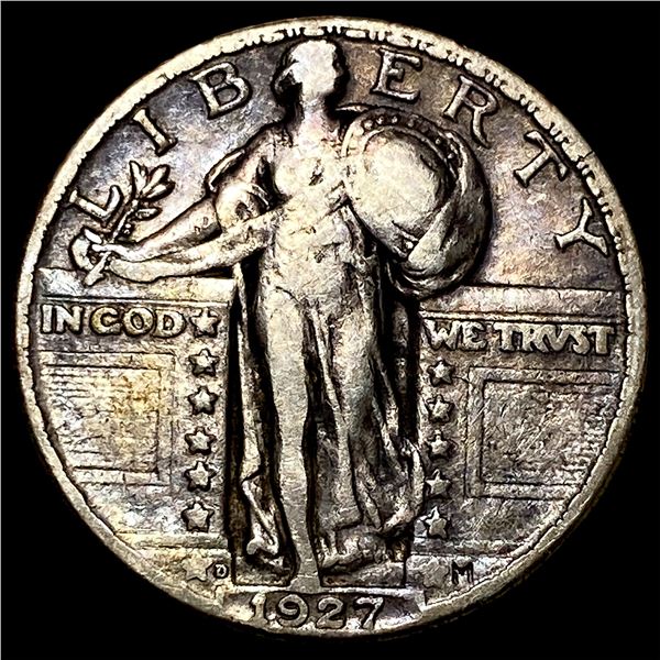 1927-D Silver Standing Liberty Quarter LIGHTLY CIRCULATED