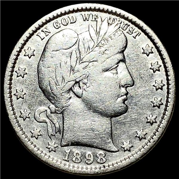 1898 Barber Quarter ABOUT UNCIRCULATED