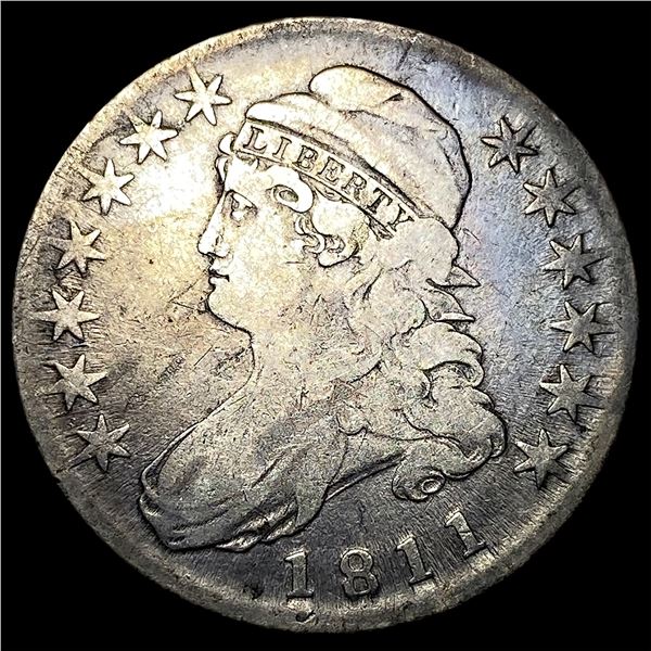 1811 Capped Bust Half Dollar LIGHTLY CIRCULATED