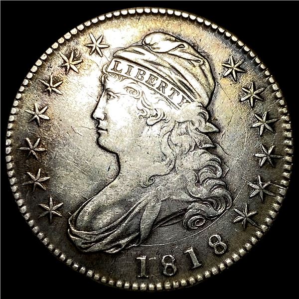 1818 Capped Bust Half Dollar CLOSELY UNCIRCULATED