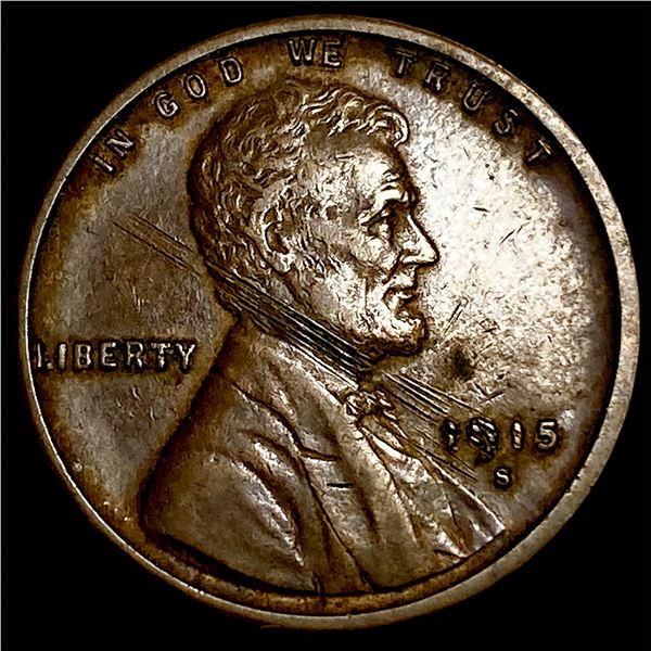 1915-S Lincoln Wheat Cent CHOICE BU