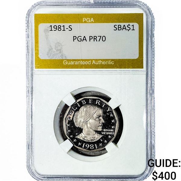 1981-S SBA$1 PGA PR70